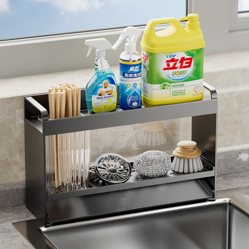 Kitchen Shelf Countertop Sink Storage Rack