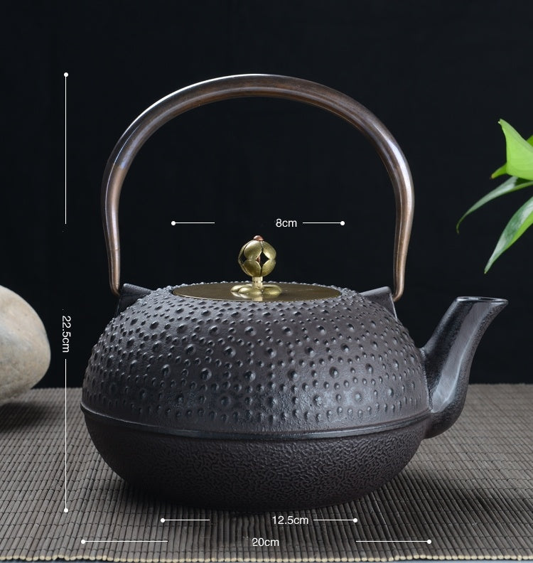 Cast Iron Teapot 1.8L Large Capacity