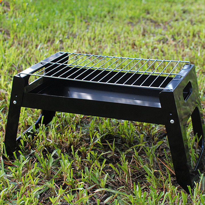 Folding Outdoor Barbecue Grill