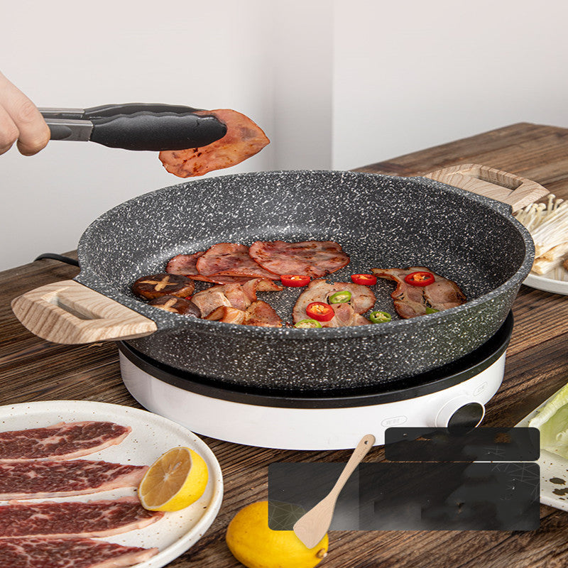 Carrot Maifan Stone Non-Stick Steak Frying Pan