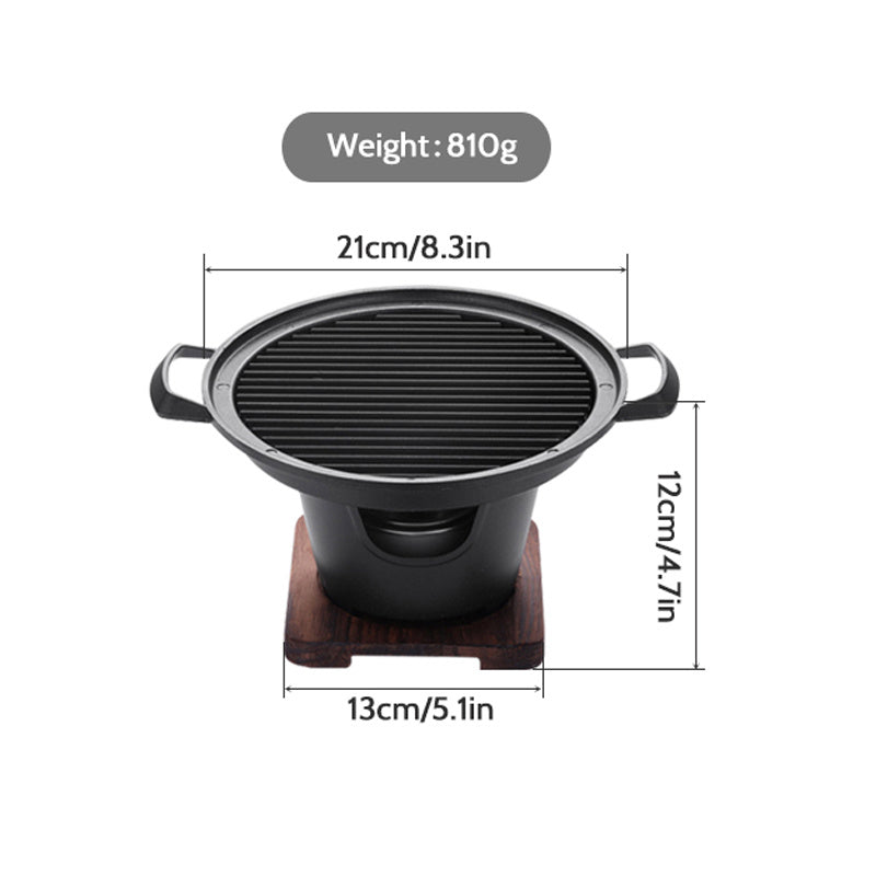 Mini BBQ Grill Alcohol Stove Home