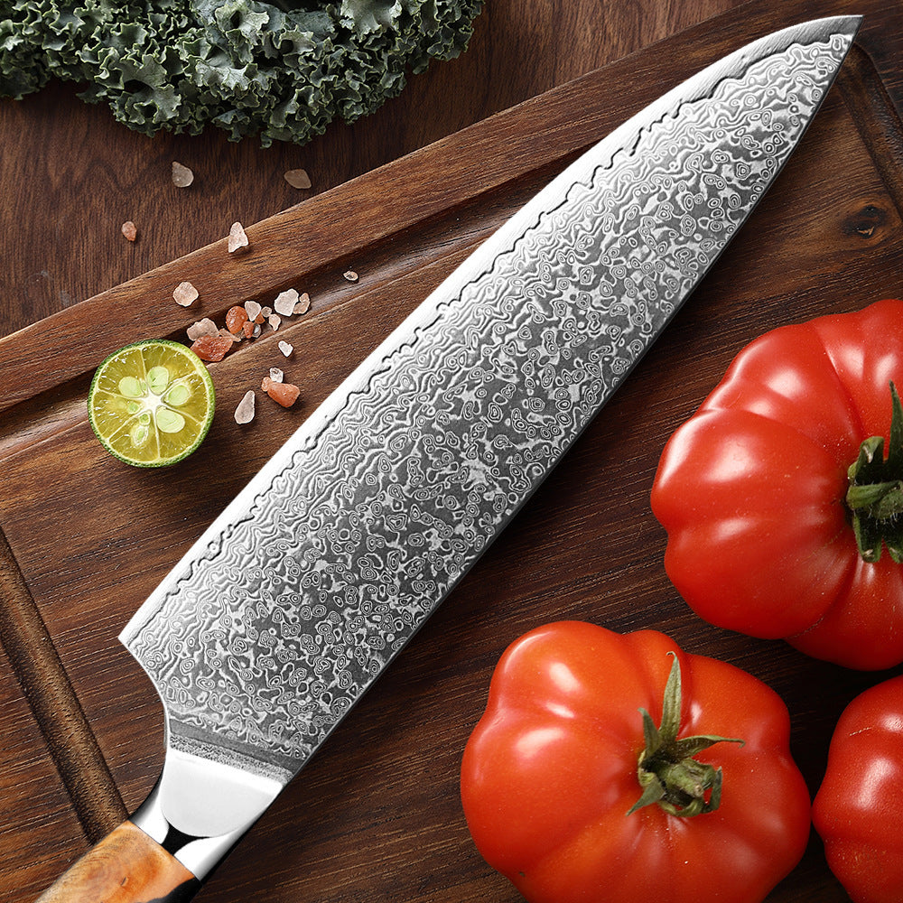 Damascus Steel Chef Knife Kitchen
