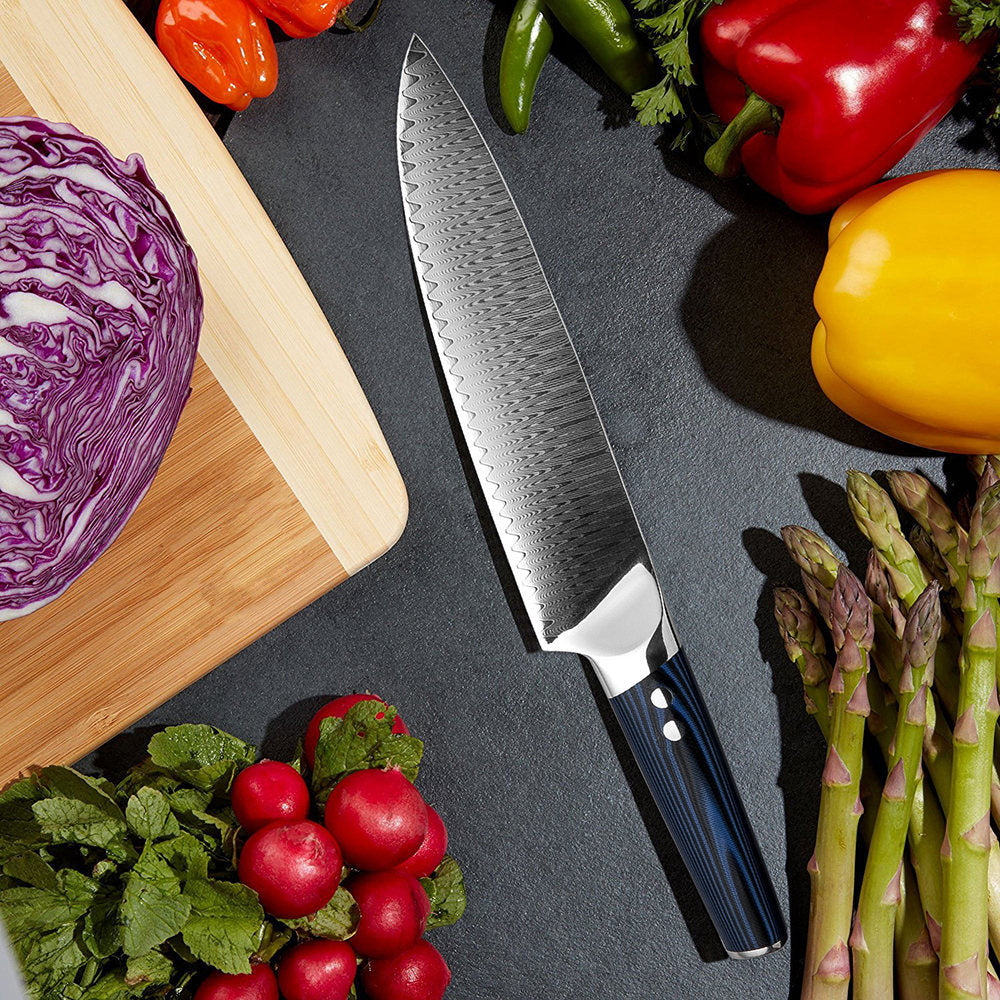 Damascus knife Japanese VG10 kitchen knife