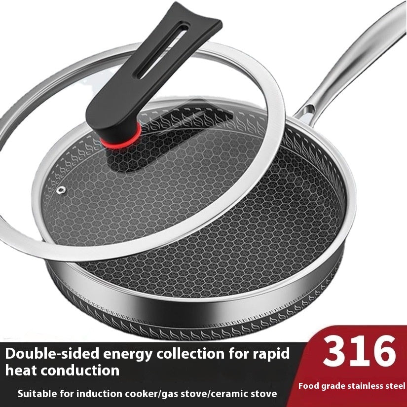 Stainless Steel Frying Pan Household