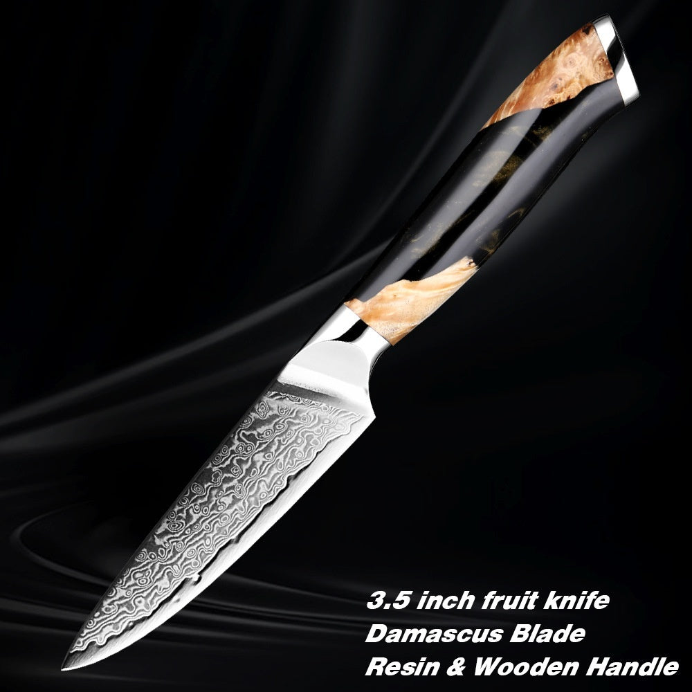 Damascus Steel Chef Knife Kitchen