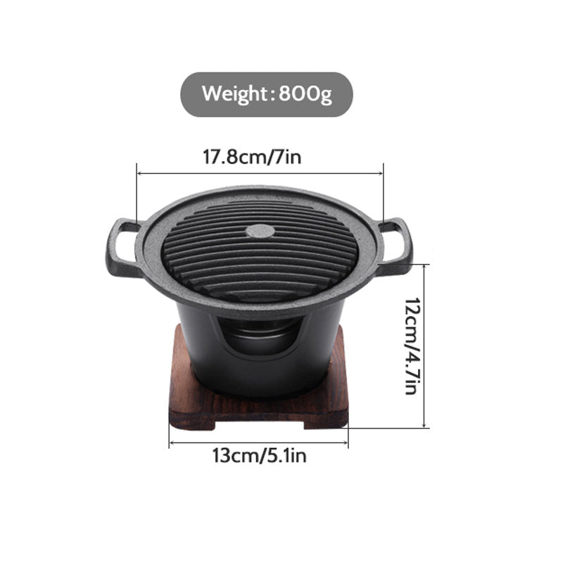 Mini BBQ Grill Alcohol Stove Home