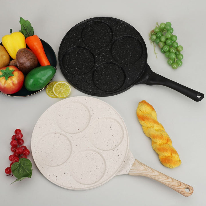 Non-stick Four-hole Aluminum Frying Pan