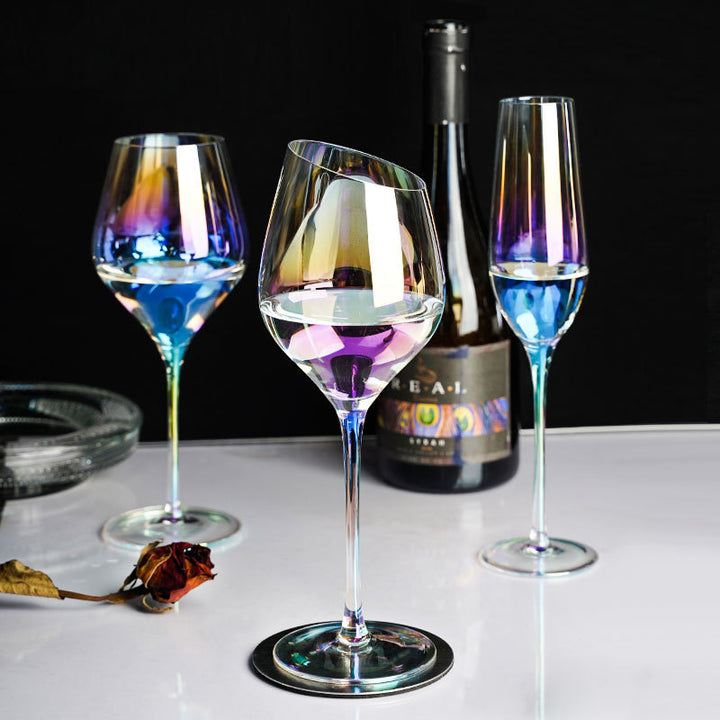 Gradient Colorful Glass Goblets