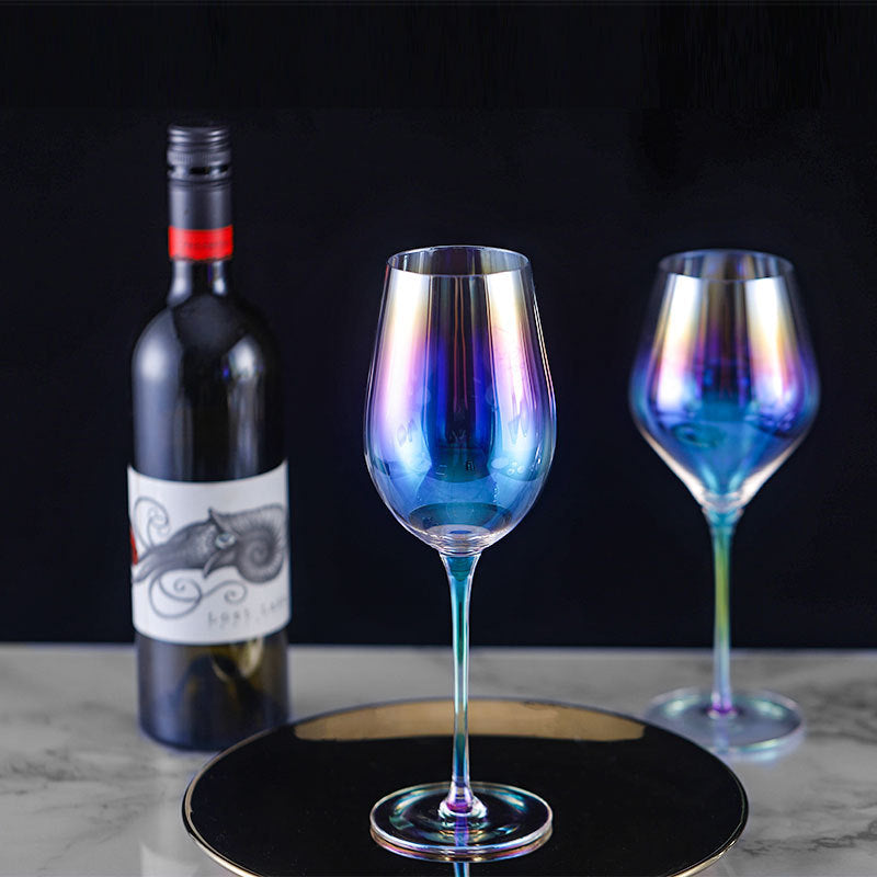 Gradient Colorful Glass Goblets