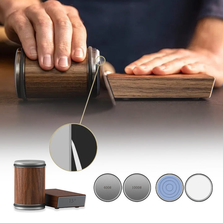 Kitchen Gadget Roller Sharpener Tungsten Steel