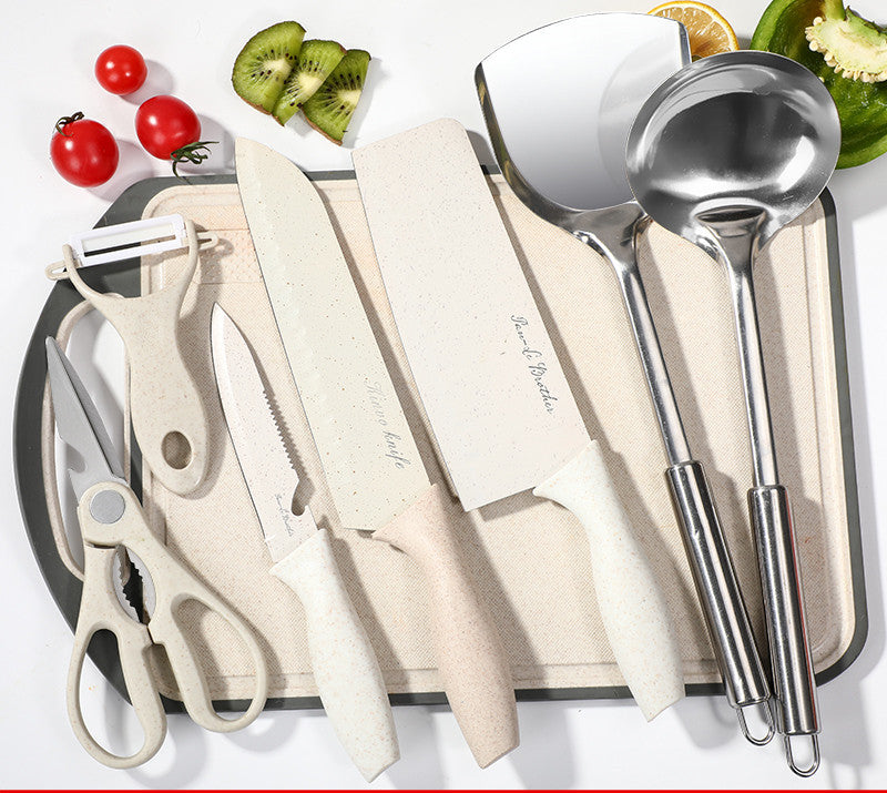 Kitchen Knife And Cutting Board