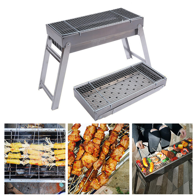 Outdoor Folding Charcoal Portable Barbecue Grill