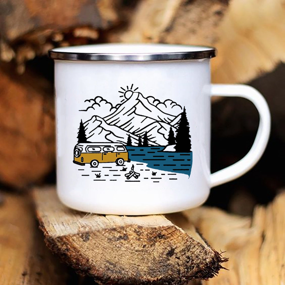 Caravan Printed Camper Mugs