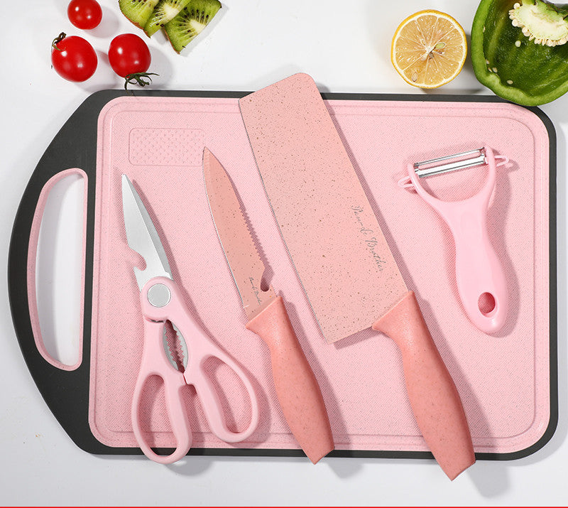 Kitchen Knife And Cutting Board