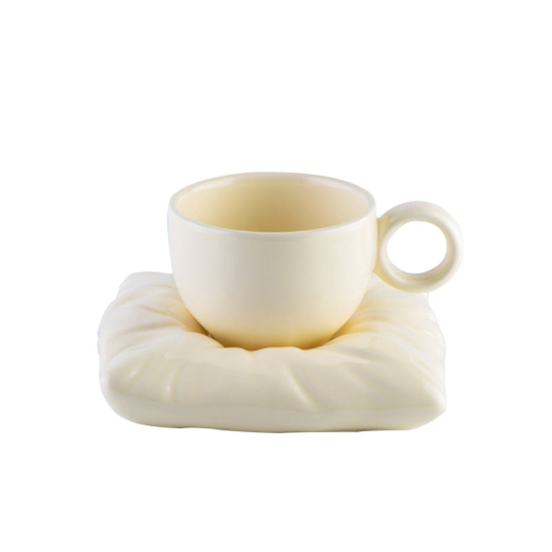 Nordic Style Ceramic Cup With Pillow