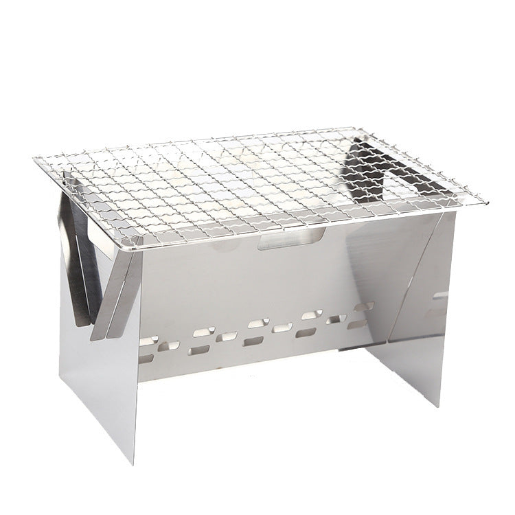 Stainless Steel Flat Card Barbecue Grill